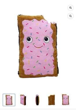 Way To Celebrate Valentine's Day Pink Frosted Toaster Pastry Plush